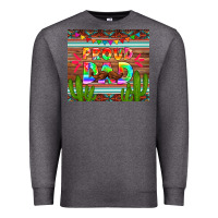 Charcoal Heather proud dad tumbler Premium Sweatshirt - HRA Design Shop