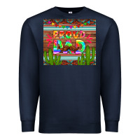 Navy proud dad tumbler Premium Sweatshirt - HRA Design Shop