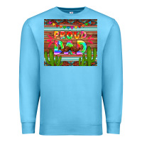 Ocean Blue proud dad tumbler Premium Sweatshirt - HRA Design Shop
