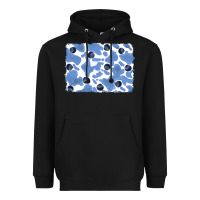 Black distressed blueberry milkshake cowhide Heavyweight Hoodie - RanaPortraitStore