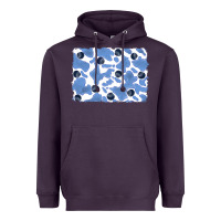 Plum distressed blueberry milkshake cowhide Heavyweight Hoodie - RanaPortraitStore