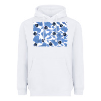 White distressed blueberry milkshake cowhide Heavyweight Hoodie - RanaPortraitStore