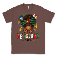 Chestnut registrar life afro messy bun Classic Tee - texasbilliewilder