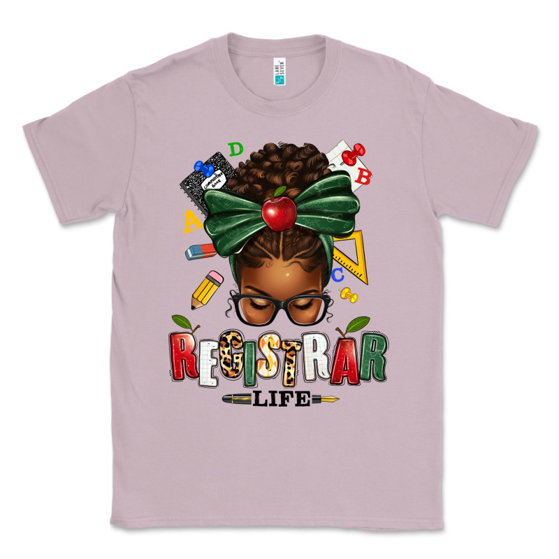 Registrar Life Afro Messy Bun Classic Tee by texasbilliewilder | Teevron
