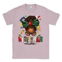 Lilac registrar life afro messy bun Classic Tee - texasbilliewilder