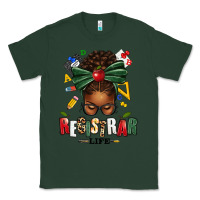 Sports Green registrar life afro messy bun Classic Tee - texasbilliewilder