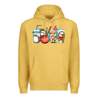 Antique Gold baseball coffee cups Premium Hoodie - Jasminsmagicworld