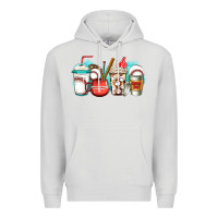 Dove Grey baseball coffee cups Premium Hoodie - Jasminsmagicworld