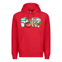 Red baseball coffee cups Premium Hoodie - Jasminsmagicworld