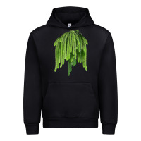 Black Selenicereus Cactus Urban Hoodie - LillyAllenDesigns