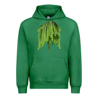Emerald Selenicereus Cactus Urban Hoodie - LillyAllenDesigns