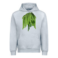 Heather Grey Selenicereus Cactus Urban Hoodie - LillyAllenDesigns