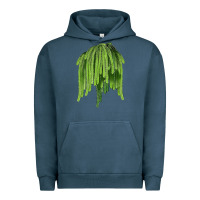 Pigment Midnight Navy Selenicereus Cactus Urban Hoodie - LillyAllenDesigns