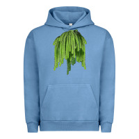 Pigment Pebble Blue Selenicereus Cactus Urban Hoodie - LillyAllenDesigns
