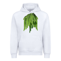 White Selenicereus Cactus Urban Hoodie - LillyAllenDesigns