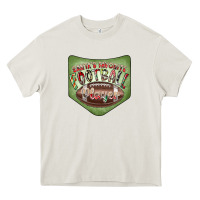Cream Christmas Pocket Heavy Core Tee - CowhideDigitalArt