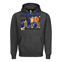 Charcoal Heather i'm just here for the snacks #basketball sister Zipper Hoodie - Zillion Design Studio