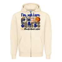 Sandshell i'm just here for the snacks #basketball sister Zipper Hoodie - Zillion Design Studio