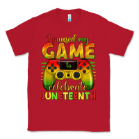 Red I paused my game celebrate Juneteenth Classic Tee - texasbilliewilder