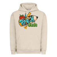 Pigment French Oak pre k dude Urban Hoodie - Jasminsmagicworld