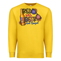 Lemon red white beer and boozed Premium Sweatshirt - CowhideDigitalArt