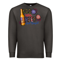 Smoke red white beer and boozed Premium Sweatshirt - CowhideDigitalArt