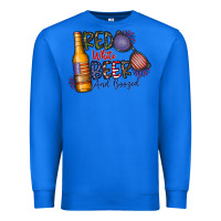 True Royal red white beer and boozed Premium Sweatshirt - CowhideDigitalArt