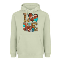 Matcha love american football Heavyweight Hoodie - Zillion Design Studio