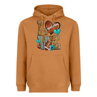 Meerkat love american football Heavyweight Hoodie - Zillion Design Studio