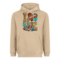Mushroom love american football Heavyweight Hoodie - Zillion Design Studio