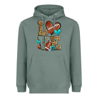 Sage love american football Heavyweight Hoodie - Zillion Design Studio