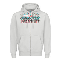 Dove Grey orthodontist assistant Zipper Hoodie - texasbilliewilder