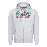 Heather Grey orthodontist assistant Zipper Hoodie - texasbilliewilder