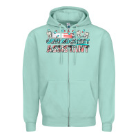 Seafoam orthodontist assistant Zipper Hoodie - texasbilliewilder