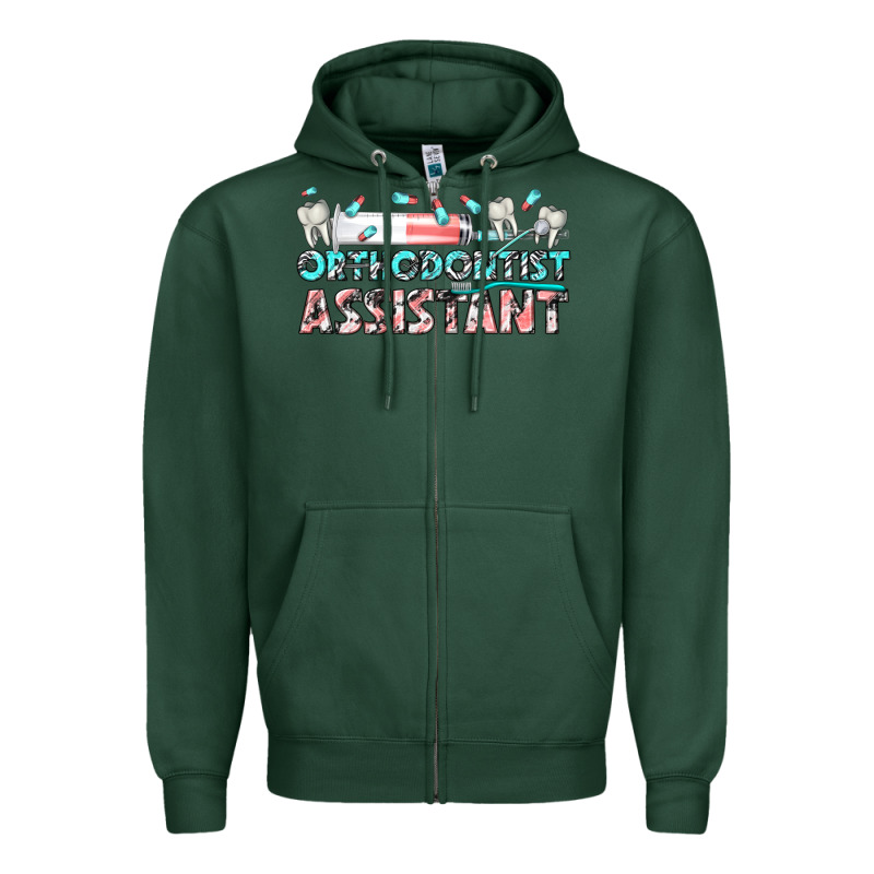Orthodontist Assistant Zipper Hoodie by texasbilliewilder | Teevron