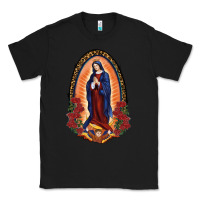 Black Our Lady Of Guadalupe Classic Tee - RanaPortraitStore