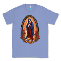 Colony Blue Our Lady Of Guadalupe Classic Tee - RanaPortraitStore