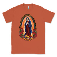 Copper Our Lady Of Guadalupe Classic Tee - RanaPortraitStore