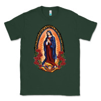 Sports Green Our Lady Of Guadalupe Classic Tee - RanaPortraitStore