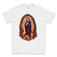 White Our Lady Of Guadalupe Classic Tee - RanaPortraitStore