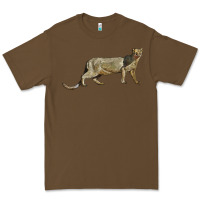 Cacao Jaguarundi Premium Tee - LillyAllenDesigns
