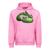Fuchsia Pink blossfeldia cactus Urban Hoodie - LillyAllenDesigns