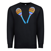 Black blue maracas Premium Sweatshirt - FaDigitalArtStudio