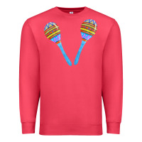 Cardinal blue maracas Premium Sweatshirt - FaDigitalArtStudio