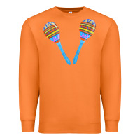 Carrot blue maracas Premium Sweatshirt - FaDigitalArtStudio