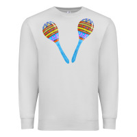 Dove Grey blue maracas Premium Sweatshirt - FaDigitalArtStudio