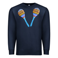 Navy blue maracas Premium Sweatshirt - FaDigitalArtStudio