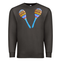 Smoke blue maracas Premium Sweatshirt - FaDigitalArtStudio