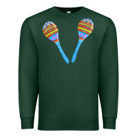 Sports Green blue maracas Premium Sweatshirt - FaDigitalArtStudio