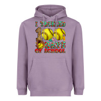 Lavender i tackled 100 days of school softball Heavyweight Hoodie - Zillion Design Studio